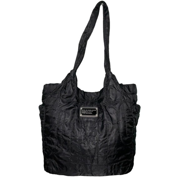 Marc by Marc Jacobs Pretty Nylon Tate Tote Black Medium Shoulder Bag - Picture 1 of 13